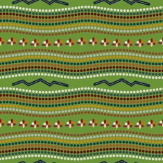 Seamless green pattern with circles N2