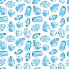 Blue diamond seamless texture vector N2
