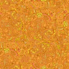 Seamless texture of orange color with a print style Tribal N2