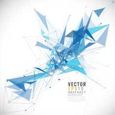 Abstract mesh tech background lines and shapes futuristic design N2