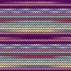 Knitted seamless pattern purple N2
