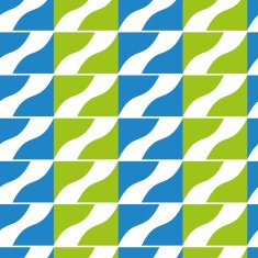 Geometric mosaic seamless pattern vector background N10