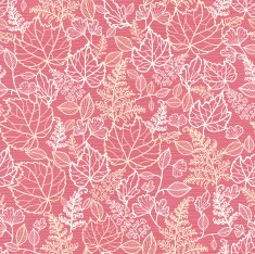 Pink Leaves Fabric Texture Seamless Pattern Background N2