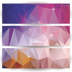 Abstract geometric colorful background pattern design elements vector illustration N27