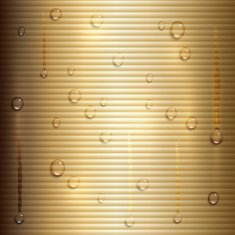 Vector abstract beige background with stripes and water drops