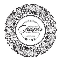 Menu design with radial frame