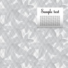 white geometric pattern with triangles and flower petals