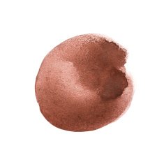 Brown watercolor circle
