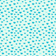 Seamless pattern with hearts linked together N2