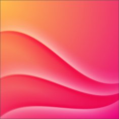 Pink waves abstract business vector background