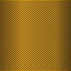 Aluminum grille round gold