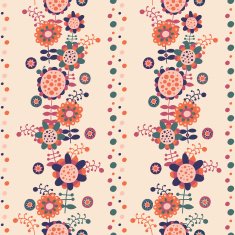 Seamless flower background N6
