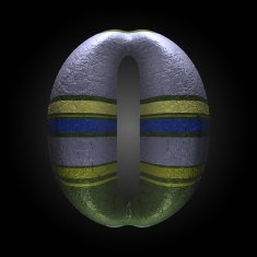 vector colored clay letter 0 N7