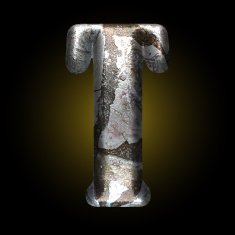 vector old stone letter N55