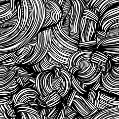 seamless pattern of manually drawn abstract technological drawing
