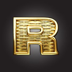 Vector golden figure r N3