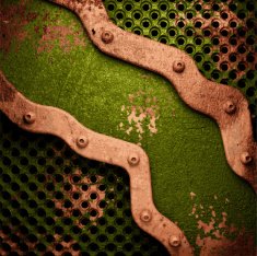 Old metal background N1302