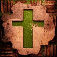 Old metal background N1305