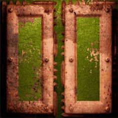 Old metal background N1306