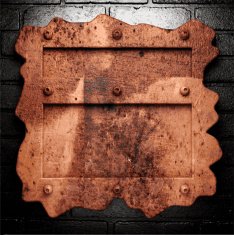 Old metal background N1308