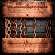 Old metal background N1309