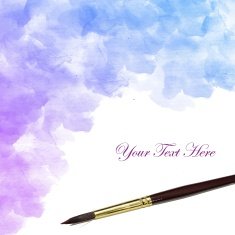 Colorful water color painting background N193