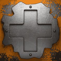 Old metal background N1323