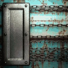 Old metal background N1327