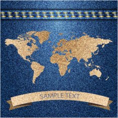 World Map Vector N17