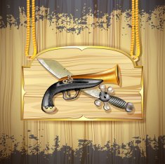 Pirate Sword And Gun N3