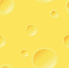 Yellow cheese seamless background pattern