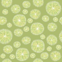 Hand drawn floral texture