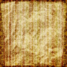 floral pattern on golden foil