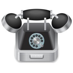 Icon for vintage phone