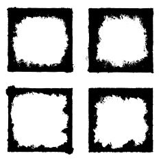 Grunge frame set N8