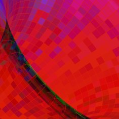 abstract red wave check pattern technology background N2