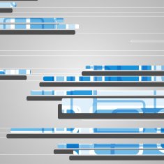 Abstract futuristic geometric shapes N107