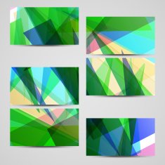 Vector business-card set for your design N339