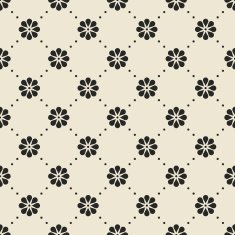 Vintage floral pattern N24