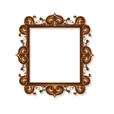 carved frame for picture or photo N5