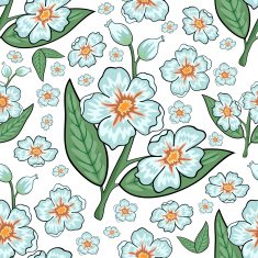 Seamless Floral Pattern N1686