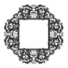 carved vintage frame for picture or photo