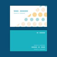 Vector texture circles stripes abstract horizontal corner frame pattern business