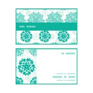 Vector abstract green decorative circles stars striped horizontal stripe frame N2
