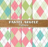 Pastel Argyle Patterns