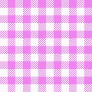 pink white plaid tablecloth