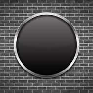 Black Round Frame