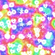 Neon shape symbols generated seamless texture N20