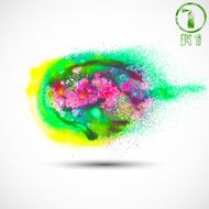 abstract watercolor ink hand painted wash stain background N3