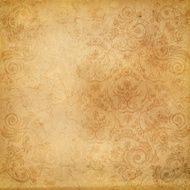 Old grunge paper with vintage ornaments